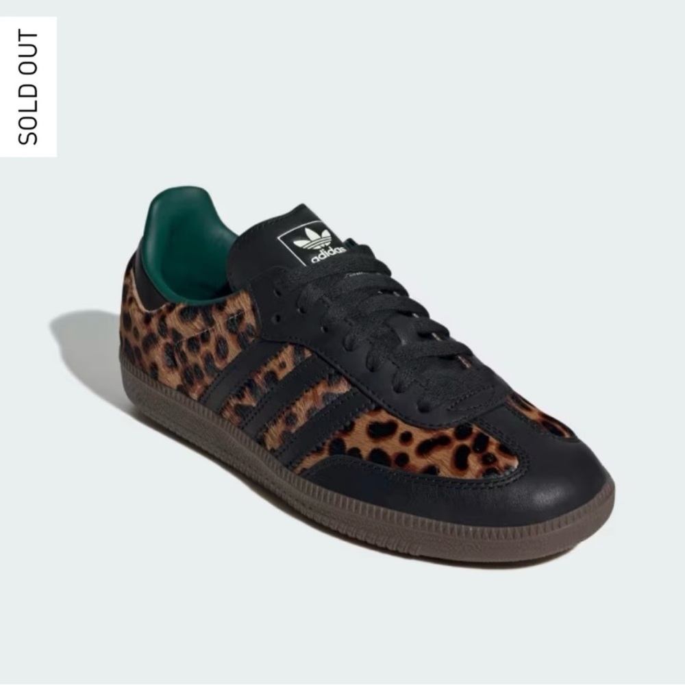 NEW adidas Samba OG - Cheetah/Leopard Print - Women's Size 7 Sneakers - Picture 7 of 9